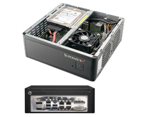 Платформа системного блока с ЦПУ SYS-1019S-MP Mini-ITX  SC-101iF  X11SSV-M4  CM236   4 SATA3 (6 Gbps) ports; RAID 0, 1, 5, 10,  Intel RSTe