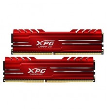 Память DDR4 16GB ADATA DDR4 2666 DIMM GAMMIX D10 Red Gaming Memory AX4U266638G16-DRG Non-ECC, CL16, 1.2V, 1024x8, Kit (2x8GB), RTL                                                                                                                        