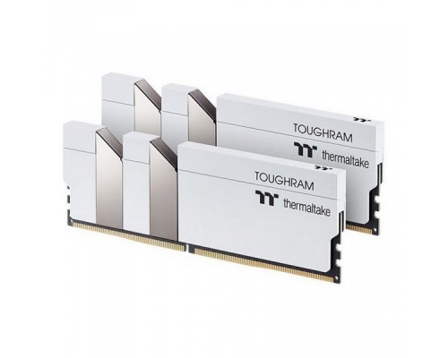 Модуль памяти 16GB Thermaltake DDR4 3200 DIMM TOUGHRAM White Gaming Memory R020D408GX2-3200C16A Non-ECC, CL16, 1.35V, Heat Shield, XMP 2.0, Kit (2x8GB), RTL RTL (525343)