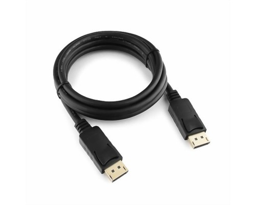 Кабель DisplayPort Cablexpert CC-DP2-6, v1.2, 1.8м, 20M/20M, черный, экран, пакет