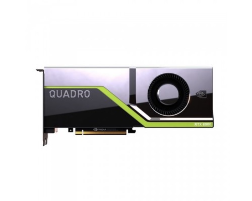 Видеокарта PNY QUADRO VCQRTX8000STU-BSP NVIDIA Quadro RTX8000 VCQRTX8000-BSP PCI-Express x16 Gen 3.0 48 GB GDDR6X 384-bit, SLI , HDCP 2.2 and HDMI 2.0b support
