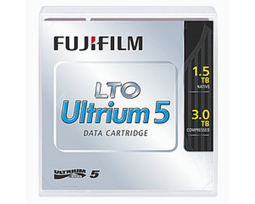 Ленточный носитель данных Fujifilm Ultrium LTO5 RW 3TB (1,5Tb native) bar code labeled Cartridge (for libraries & autoloaders) (analog C7975A + Label)