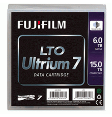 Ленточный носитель данных Fujifilm Ultrium LTO7 RW 15TB (6Tb native) bar code labeled Cartridge (for libraries & autoloaders) (analog C7977A + Label)                                                                                                 
