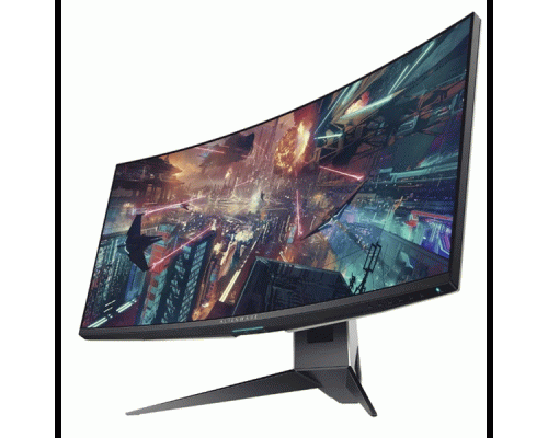 Монитор Dell 34    AW3420DW  Curved LCD BK/BK (Fast IPS Nano Color; 21:9; 350cd/m2; 1000:1; Fast Gray-to-Gray; Nvidia G-SYNC; 3440x1140x120Hz; 178/178; HDMI; DP; USB; HAS)