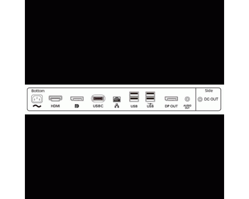 Монитор 23,8 Philips 241B7QUBHEB 1920x1080 75Гц  IPS W-LED 16:9 5ms HDMI DP USB-C3.2 4*USB3.2 RJ45 Webcamera 50M:1 1000:1 178/178 250cd HAS Pivot Tilt Swivel Speakers Black