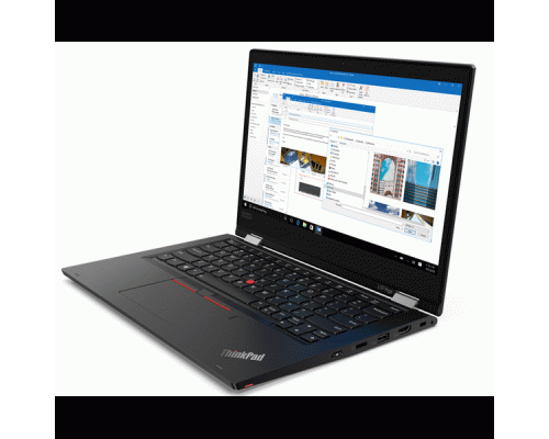 Ноутбук ThinkPad L13 Yoga 13.3 FHD (1920x1080) GL IPS, I7-10510U 1.8G, 8GB DDR4, 512GB SSD M.2., UHD Graphics, NoWWAN, NoODD, WiFi, BT, TPM, FPR, 720P Cam IR&HD , Win 10 Pro, 1YR Carry in, Black, 1.56 kg