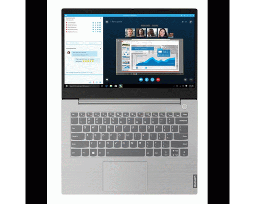 Ноутбук Lenovo ThinkBook 14-IIL 14 FHD (1920x1080) IPS AG 250N, I3-1005G1 1.2G, 4GB DDR4 2666, 256GB SSD M.2, Intel UHD, NoWWAN, WiFi, BT, FPR, TPM, 3Cell 45Wh, Win 10 Pro, 1YR C.I, Mineral Grey, 1,5 kg