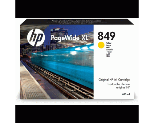 Картридж Cartridge HP 849 для PageWide XL 3900 MFP, желтый, 400 мл