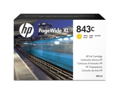 Картридж HP 843C PageWide XL (yellow), 400 мл (C1Q68A)