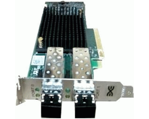 Контроллер DELL Controller HBA FC Emulex LPe31002-M6-D Dual Port, 16Gb Fibre Channel, Low Profile