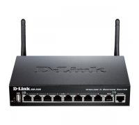 Маршрутизатор D-Link DSR-250N/C1A, Wireless N300 VPN Gigabit Router with 1 10/100/1000Base-T WAN ports, 8 10/100/1000Base-T LAN ports and 1 USB ports.Firmware for Russia. 802.11b/g/n compatible, 802.11N up to 300                                      