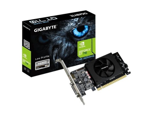 Видеокарта PCIE8 GT710 1GB GDDR5 GV-N710D5-1GL V2 GIGABYTE