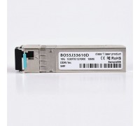 Трансивер GE 10KM RX1270 SM TX1330 SFP-10G-BXD1 HUAWEI Оптический трансивер Huawei SFP-10G-BXD1 BIDI SFP+ (Форм-фактор: SFP+/SFP28; Скорость: 10GE; Дистанция: 10км; Режим оптики: SMF BIDI WDM; Режин передачи: Simplex; Длина волны: 1330нм TX / 1270н  