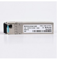 Трансивер GE 10KM RX1330 SM TX1270 SFP-10G-BXU1 HUAWEI Оптический трансивер Huawei SFP-10G-BXU1 BIDI SFP+ (Форм-фактор: SFP+/SFP28; Скорость: 10GE; Дистанция: 10км; Режим оптики: SMF BIDI WDM; Режин передачи: Simplex; Длина волны: 1270нм TX / 1330н  