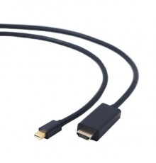 Кабель mDP-HDMI Cablexpert CC-mDP-HDMI-6, 20M/19M, 1.8м, черный, позол.разъемы, пакет                                                                                                                                                                     