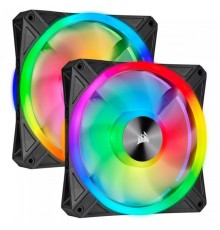 Вентилятор iCUE QL140 RGB [CO-9050100-WW] 140mm PWM Dual Fan Kit with Lighting Node CORE                                                                                                                                                                  