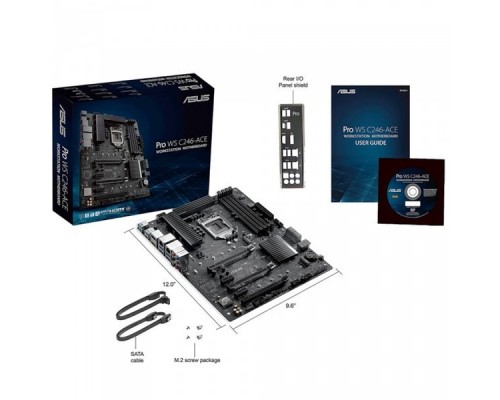 Материнская плата PRO WS C246-ACE /LGA1151,C246,USB3.2,M.2,U.2,MB