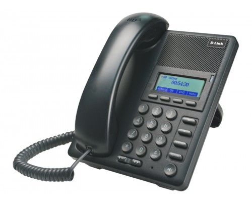 Телефон D-Link DPH-120S/F1B, VoIP Phone Support Call Control Protocol SIP, Russian menu,  P2P connections 2- 10/100BASE-TX Fast Ethernet Acoustic echo cancellation(G.167) QoS IEEE 802.1Q & IEEE 802.1p