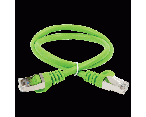 Патчкорд ITK Коммутационный шнур (патч-корд), кат.5Е FTP, 3м, зеленый