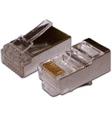 Коннектор RJ45 STP 8P8C, универсальный, cat.5e, 100 шт.                                                                                                                                                                                                   