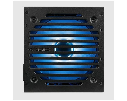 Блок питания Aerocool 700W Retail VX PLUS 700 RGB, ATX v2.3, RGB-подсветка, A.PFC, fan 120mm, 2x PCI-E [6+2-Pin], 6x SATA, 3x MOLEX, 1x FDD