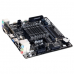 Материнская плата Gigabyte GA-J1800N-D2H V1.3 // J1800 (2.41 GHz), 2xDDR3-1600 SO-DIMM, D-SUB+HDMI, 1xPCI-Ex1, 1xMiniPCI-Ex1, 2xSATA3, 8 Ch Audio, GLan, (4+2)xUSB2.0, (1+0)xUSB3.0, 2xPS/2, Mini-ITX RTL