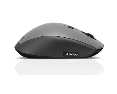 Беспроводная мышь Lenovo ThinkBook 600 Wireless Media Mouse (2400/1600/1000 DPI- Red optical sensor, 2.4GHz nano USB receiver, 1x AA battery - For Right-Handed)