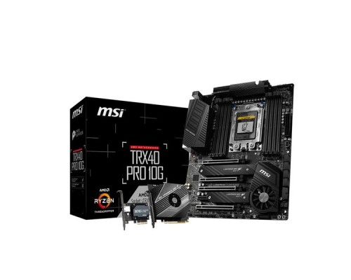 Материнская плата AMD TRX40 STRX4 ATX TRX40 PRO 10G MSI