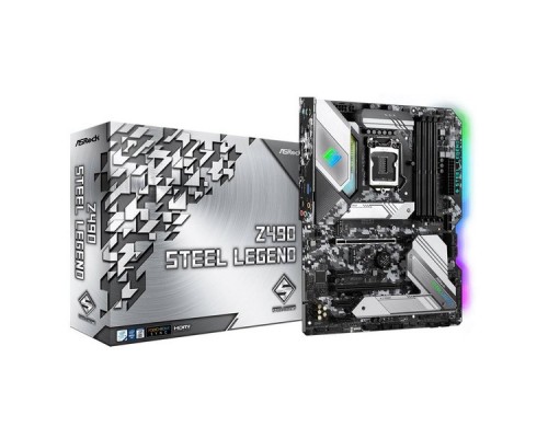 Материнская плата Z490 S1200 ATX Z490 STEEL LEGEND ASROCK