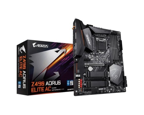 Материнская плата Z490 S1200 ATX Z490 AORUS ELITE AC GIGABYTE