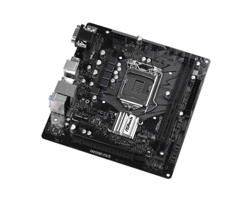 Материнская плата H410 S1200 MATX H410M-HVS ASROCK