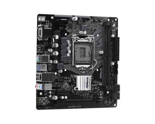 Материнская плата H410 S1200 MATX H410M-HVS ASROCK