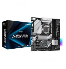 Материнская плата Z490 S1200 MATX Z490M PRO4 ASROCK                                                                                                                                                                                                       