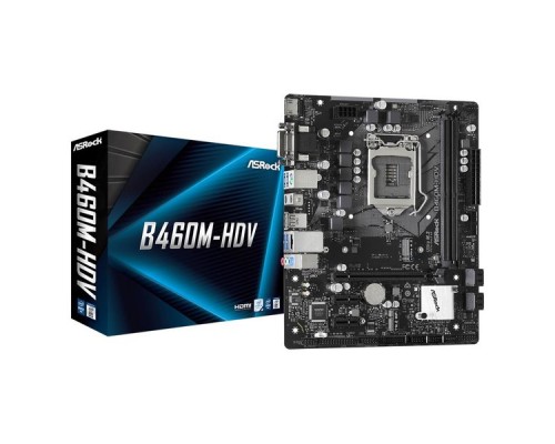 Материнская плата B460 S1200 MATX B460M-HDV ASROCK