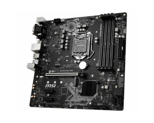 Материнская плата MSI B365M PRO-VDH S1151v2, B365, 4xDDR4, PCI-Ex16, 2xPCI-Ex1, D-SUB, DVI, HDMI, SATA III, M.2, GB Lan, USB3.1, mATX, Retail