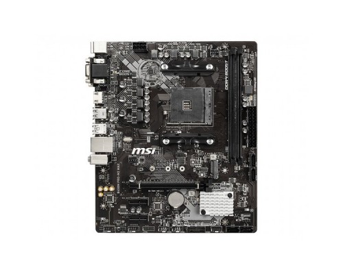 Материнская плата MSI B450M PRO-M2 MAX AM4, AMD B450, 2xDDR4, PCI-Ex16, 2xPCI-Ex1, DVI, D-Sub, HDMI, SATAIII+RAID, M.2, GBLan, USB 3.1, mATX, Retail