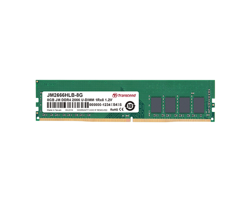 Модуль памяти Transcend Модуль памяти Transcend 16GB JM DDR4 2666Mhz U-DIMM 2Rx8 1Gx8 CL19 1.2V