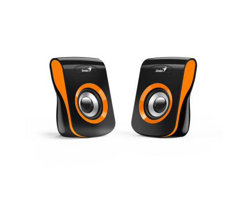 Колонки Genius SP-Q180, 2.0, 2 x 3W RMS, USB-power, Orange