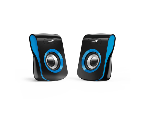 Колонки Genius SP-Q180, 2.0, 2 x 3W RMS, USB-power, Blue