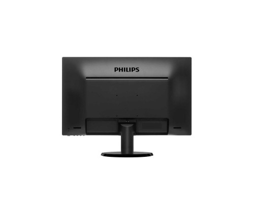 Монитор жидкокристаллический PHILIPS Монитор LCD 23.6'' [16:9] 1920х1080(FHD) MVA, nonGLARE, 250cd/m2, H178°/V178°, 3000:1, 10M:1, 16.7M, 25ms, VGA, DVI, Tilt, 3Y, Black