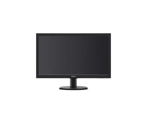 Монитор жидкокристаллический PHILIPS Монитор LCD 23.6'' [16:9] 1920х1080(FHD) MVA, nonGLARE, 250cd/m2, H178°/V178°, 3000:1, 10M:1, 16.7M, 25ms, VGA, DVI, Tilt, 3Y, Black