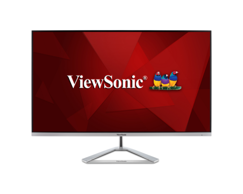 Монитор жидкокристаллический ViewSonic Монитор LCD 31.5'' [16:9] 3840x2160(UHD 4K) MVA, nonGLARE, 300cd/m2, H178°/V178°, 2500:1, 80M:1, 16.7M, 8ms, 2xHDMI, DP, Tilt, Speakers, 3Y, Silver