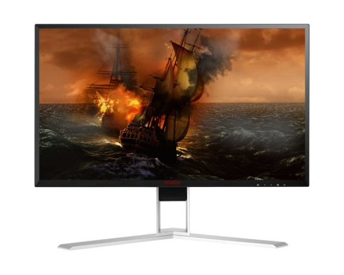 Монитор жидкокристаллический AOC Монитор LCD 27'' [16:9] 2560х1440 IPS, nonGLARE, 350cd/m2, H178°/V178°, 50М:1, 4ms, HDMI, DP, USB-Hub, Pivot, Tilt, HAS, Speakers, Audio out, 3Y, Black