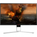 Монитор жидкокристаллический AOC Монитор LCD 27'' [16:9] 2560х1440 IPS, nonGLARE, 350cd/m2, H178°/V178°, 50М:1, 4ms, HDMI, DP, USB-Hub, Pivot, Tilt, HAS, Speakers, Audio out, 3Y, Black