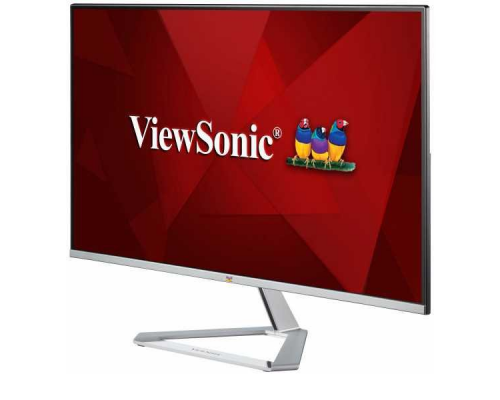 Монитор жидкокристаллический ViewSonic Монитор LCD 27'' [16:9] 1920х1080(FHD) IPS, nonGLARE, 250cd/m2, H178°/V178°, 1000:1, 80M:1, 4ms, VGA, 2xHDMI, Tilt, Speakers, 2Y, Black+Silver