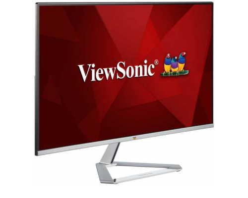 Монитор жидкокристаллический ViewSonic Монитор LCD 27'' [16:9] 1920х1080(FHD) IPS, nonGLARE, 250cd/m2, H178°/V178°, 1000:1, 80M:1, 4ms, VGA, 2xHDMI, Tilt, Speakers, 2Y, Black+Silver