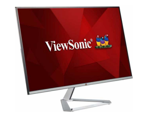 Монитор жидкокристаллический ViewSonic Монитор LCD 27'' [16:9] 1920х1080(FHD) IPS, nonGLARE, 250cd/m2, H178°/V178°, 1000:1, 80M:1, 4ms, VGA, 2xHDMI, Tilt, Speakers, 2Y, Black+Silver