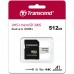 Флеш-накопитель Transcend Карта памяти Transcend 512GB UHS-I U3, A1, V30 microSD with Adapter