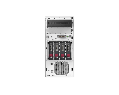 Сервер HPE ML30 Gen10, 1x Intel Xeon E-2234 4C 3.6GHz, 1x16GB-U DDR4, S100i/ZM (RAID 0,1,5,10) noHDD (4 LFF 3.5'' HP), 1x350W NHP NonRPS (up2x500), 2x1Gb/s, noDVD, iLO5, Tower-4U, 3-1-1