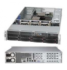 Корпус компьютерный SuperMicro Black 2U SC825TQC SAS3 WIO Chassis w/ Red. 1000W PWS                                                                                                                                                                       